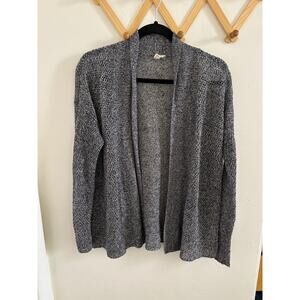 Eileen Fisher Sweater Women's Small Open Knit Cardigan 100% Organic Linen